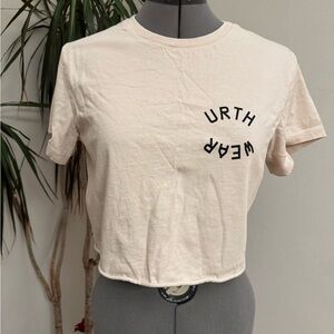URTHWEAR "Mortal Planet" Organic Cotton Crop Tee